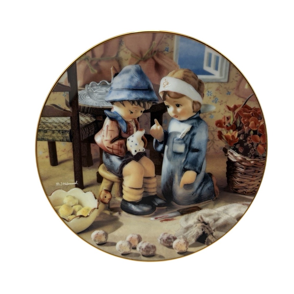 Danbury Mint M J Hummel Little Companions TENDER LOVING CARE Limited Edition